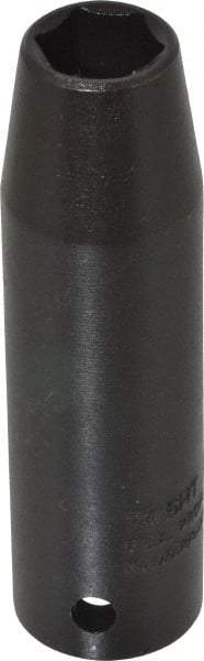 Proto - 1/2" Drive 1/2" Deep Thin Wall Impact Socket - 6 Points, 3-1/4" OAL - Benchmark Tooling