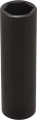 Proto - 1/2" Drive 11/16" Deep Thin Wall Impact Socket - 6 Points, 3-1/4" OAL - Benchmark Tooling