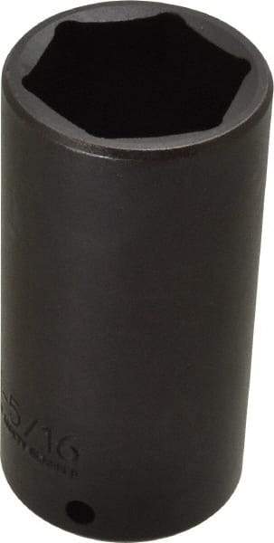 Proto - 1/2" Drive 1-5/16" Deep Thin Wall Impact Socket - 6 Points, 3-1/2" OAL - Benchmark Tooling