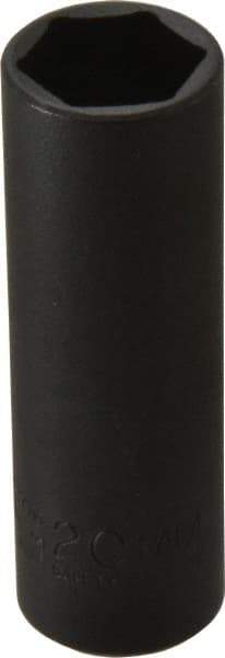 Proto - 1/2" Drive 20mm Deep Thin Wall Impact Socket - 6 Points, 3-1/4" OAL - Benchmark Tooling