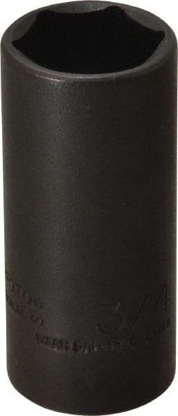 Proto - 3/8" Drive 3/4" Deep Thin Wall Impact Socket - 6 Points, 2-1/4" OAL - Benchmark Tooling