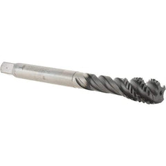 Value Collection - 1/2-13 UNC 4 Flute 2B Modified Bottoming Spiral Flute Tap - Powdered Metal, Hardlube Finish, 110.01mm OAL, Right Hand Flute, Right Hand Thread, Series AEP2256302 - Benchmark Tooling