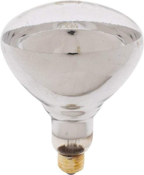 Philips - 250 Watt Incandescent Flood/Spot Medium Screw Lamp - 2,700°K Color Temp, 2,700 Lumens, 120 Volts, Dimmable, BR40, 5,000 hr Avg Life - Benchmark Tooling