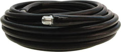 Continental ContiTech - 50' Long, 3/8 Male Rigid x Male Swivel, -20 to 250°F, Nitrile High Temp & High Pressure Hose - 3/8" ID x 0.69" OD, Black, 4,000 Max psi - Benchmark Tooling