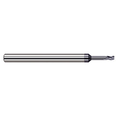 Corner Radius End Mill: 3/16″ Dia, 0.285″ LOC, 0.02″ Radius, 4 Flutes, Solid Carbide 3″ OAL, 3/16″ Shank Dia, 34 ° Helix, AlTiN Nano Coated, Corner Radius End, Centercutting