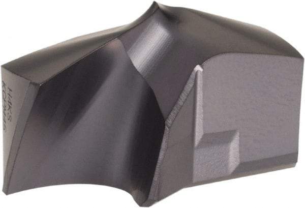 Kennametal - Series KSEM Plus, 26mm Diam Grade KCPM45 140° Replaceable Drill Tip - Carbide, TiAlN Finish, 5 Seat Size - Benchmark Tooling