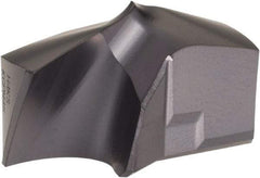 Kennametal - Series KSEM Plus, 26mm Diam Grade KCPM45 140° Replaceable Drill Tip - Carbide, TiAlN Finish, 5 Seat Size - Benchmark Tooling