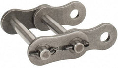 U.S. Tsubaki - 1" Pitch, ANSI 80-2, Cottered Roller Chain Connecting Link - For Use with Double Strand Chain - Benchmark Tooling