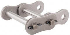 U.S. Tsubaki - 1-1/2" Pitch, ANSI 120-2, Cottered Roller Chain Connecting Link - For Use with Double Strand Chain - Benchmark Tooling