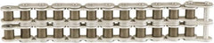 U.S. Tsubaki - 1/2" Pitch, ANSI 40-2, Double Strand Roller Chain - Chain No. 40-2, 1,370 Lb. Capacity, 10 Ft. Long, 5/16" Roller Diam, 5/16" Roller Width - Benchmark Tooling