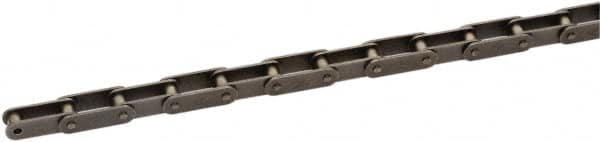 U.S. Tsubaki - 2" Pitch, ANSI C2080H, Double Pitch Roller Chain - Chain No. C2080H, 2,400 Lb. Capacity, 10 Ft. Long, 5/8" Roller Diam, 5/8" Roller Width - Benchmark Tooling
