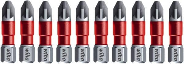 Wiha - PZ.3 Posidriv Screwdriver Bit - 1/4" Drive, 1-9/64" OAL - Benchmark Tooling