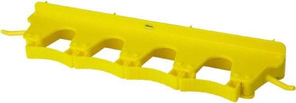 Vikan - 22 Lb Capacity, 3-5/32" Projection, Polypropylene/Rubber Wall Strip Organizer - 15-1/2" OAL - Benchmark Tooling