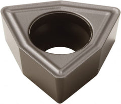 Seco - WCMX0.500 86 Grade DP3000 Carbide Indexable Drill Insert - TiCN/Al2O2 Finish, Trigon, 1/2" Inscribed Circle - Benchmark Tooling