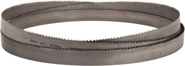 Lenox - 3 to 4 TPI, 15' 6" Long x 1-1/2" Wide x 0.05" Thick, Welded Band Saw Blade - Bi-Metal, Toothed Edge, Raker Tooth Set, Flexible Back, Contour Cutting - Benchmark Tooling