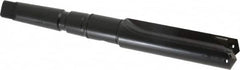 Allied Machine and Engineering - Series 2.5, 1-3/16 to 1-3/8" Diam, 3MT Taper Shank, Straight Flute Spade Drill - 3-3/8" Max Depth, 6-15/64" Body Length, 9-25/32" OAL, Short Length, Through Coolant - Benchmark Tooling