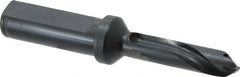 Allied Machine and Engineering - Series 13, 13 to 13.99mm Diam, 3/4" Diam Straight Shank with Flange, Straight Flute Spade Drill - 1-41/64" Max Depth, 2-47/64" Body Length, 4-49/64" OAL, Standard Length, Through Coolant - Benchmark Tooling