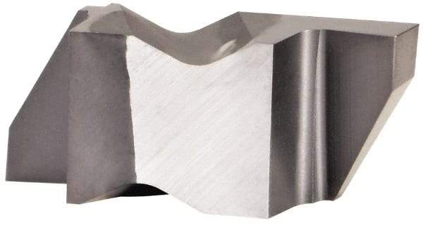 Kennametal - 3094NG Grade KCU10, 2.39mm Cutting Width Carbide Grooving Insert - 3.81mm Max Depth of Cut, Right Hand, 0.19mm Corner Radius, AlTiN Finish - Benchmark Tooling