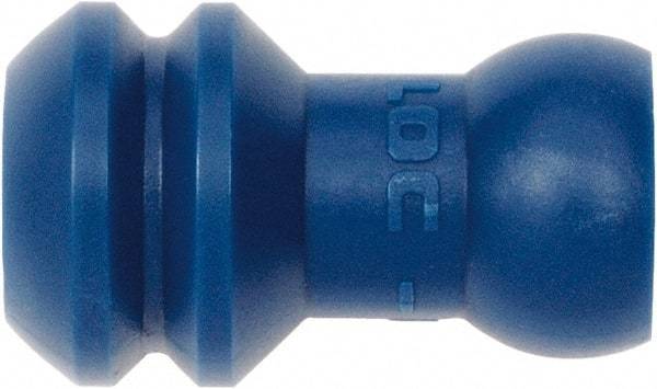 Loc-Line - 1/4" Hose ID, Male to Female Coolant Hose Lathe Adapter - Unthreaded, For Loc-Line Modular Hose Systems - Benchmark Tooling