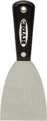 Hyde Tools - Flexible High Carbon Steel 1-Edge Scraper - 3" Blade Width, Nylon Handle - Benchmark Tooling