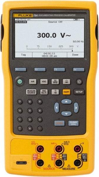 Fluke - 100 mA Measure, 22 mA Source, 10,000 Ohm, 50 kHz Calibrator - 300 VAC, 300 VDC, 3 Year Warranty - Benchmark Tooling