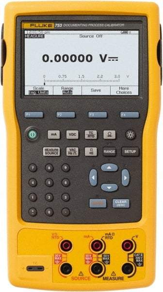 Fluke - 100 mA Measure, 22 mA Source, 10,000 Ohm, 50 kHz Calibrator - 300 VAC, 300 VDC, 3 Year Warranty - Benchmark Tooling