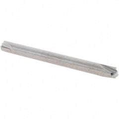 Scientific Cutting Tools - 0.01" Radius, 1/8" Mill Diam, 3 Flute Solid Carbide Corner Rounding End Mill - Double End, Uncoated, 1-1/2" OAL, 1/8" Shank Diam - Benchmark Tooling