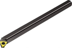 Sandvik Coromant - 12mm Min Bore Diam, 125mm OAL, 10mm Shank Diam, A..SWLPR/L Indexable Boring Bar - WPMT 2(1.5)1, WPMT 04 02 04 Insert, Screw or Clamp Holding Method - Benchmark Tooling