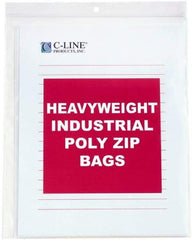 C-LINE - 1-1/2" Long x 14" Wide x 10-1/4" High, 0.004 mil Thick, Self Seal Antistatic Poly Bag - Clear, Heavyweight Grade - Benchmark Tooling