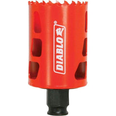 Freud - 1-7/8" Diam, 2-3/8" Cutting Depth, Hole Saw - Bi-Metal Saw, Toothed Edge - Benchmark Tooling