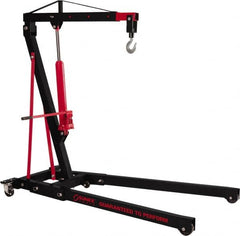 Sunex Tools - 4,000 Lb Load Capacity, Steel Folding Engine Crane - 4' Span - Benchmark Tooling