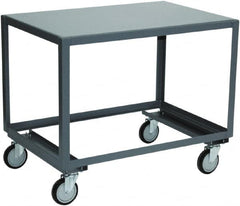 Jamco - Heavy Duty Transporter Mobile Table - Steel, Gray, 30" Long x 72" Deep x 30" High - Benchmark Tooling