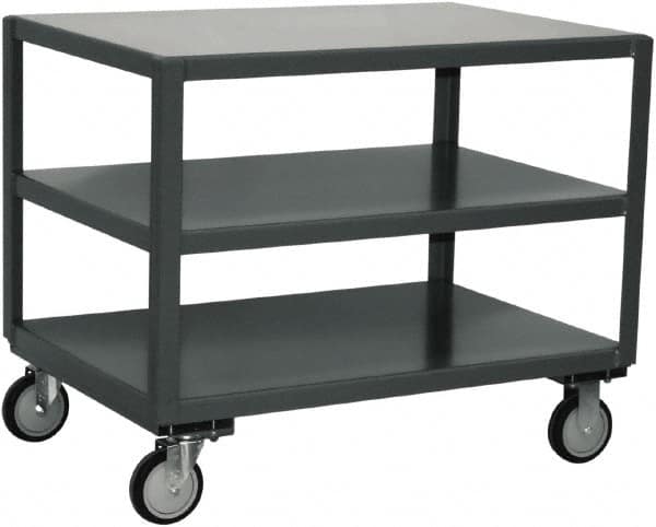 Jamco - Heavy Duty Transporter Mobile Table - Steel, Gray, 24" Long x 48" Deep x 34" High - Benchmark Tooling