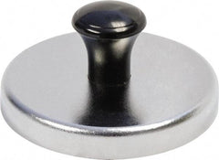 Mag-Mate - 2-5/8" Diam Magnetic Print Holder - Round, 1-1/8" High, 41 Lb Average Magnetic Pull - Benchmark Tooling