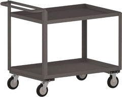 Jamco - 1,200 Lb Capacity, 30" Wide x 36" Long x 30" High Standard Utility Cart - 2 Shelf, Steel - Benchmark Tooling