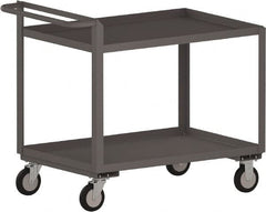 Jamco - 1,200 Lb Capacity, 18" Wide x 30" Long x 30" High Standard Utility Cart - 2 Shelf, Steel - Benchmark Tooling