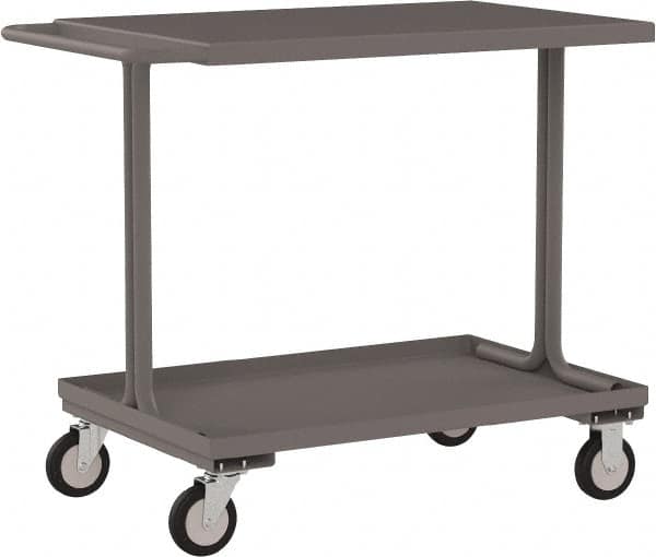 Jamco - 1,200 Lb Capacity, 36" Wide x 18" Long x 39" High Service Cart - 2 Shelf, Steel - Benchmark Tooling