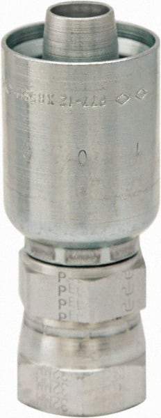 Parker - 1-7/8-12 JIC Steel Hydraulic Hose Female JIC 37° Swivel & Straight Fitting - 5,000 psi, -24 Hose Size, 1 1/2" Hose Diam, Series 77 - Benchmark Tooling