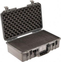 Pelican Products, Inc. - 13-31/32" Wide x 7-31/64" High, Aircase w/Foam - Silver - Benchmark Tooling