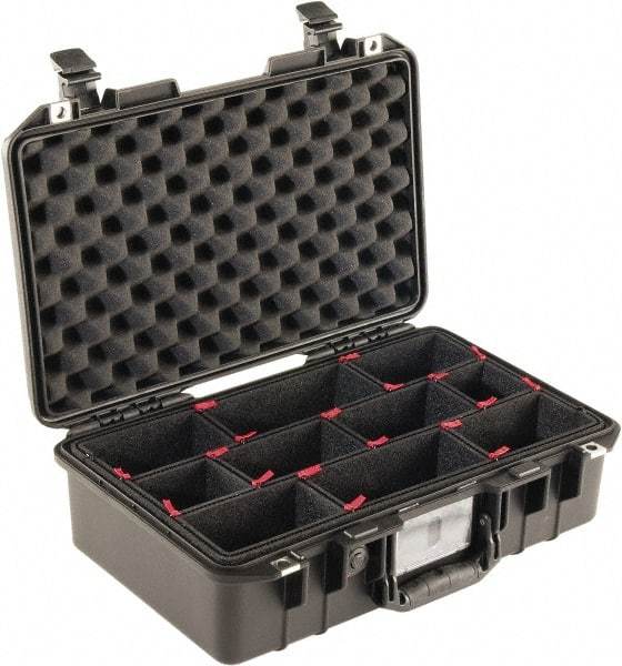 Pelican Products, Inc. - 12-31/32" Wide x 6-57/64" High, Aircase w/Divider - Black - Benchmark Tooling