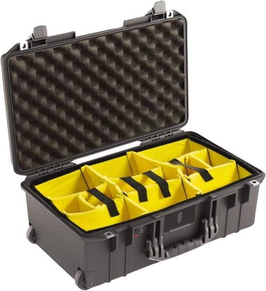 Pelican Products, Inc. - 13-31/32" Wide x 7-31/64" High, Aircase w/Divider - Black - Benchmark Tooling