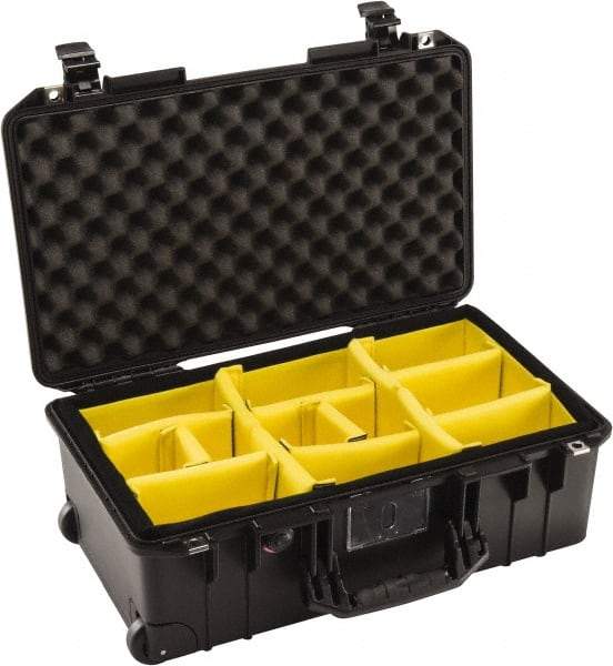 Pelican Products, Inc. - 13-31/32" Wide x 8-63/64" High, Aircase w/Divider - Black - Benchmark Tooling