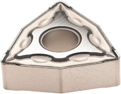 Sumitomo - WNMG432 EMU Grade AC6030M Carbide Turning Insert - 80° Trigon, 1/2" Inscr Circle, 3/16" Thick, 1/32" Corner Radius - Benchmark Tooling