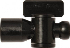 Loc-Line - 10 Piece, 1/4" ID Coolant Hose Female NPT Valve - Female to Female Connection, Acetal Copolymer Body, NPT, Use with Loc-Line Modular Hose Systems - Benchmark Tooling