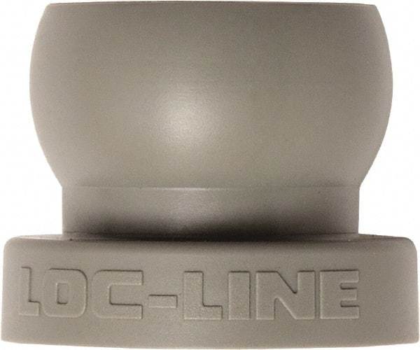 Loc-Line - 1/2" Hose Inside Diam, Coolant Hose Fixed Mount - for Use with Loc-Line Modular Hose System, 20 Pieces - Benchmark Tooling