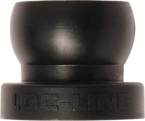 Loc-Line - 1/2" Hose Inside Diam, Coolant Hose Fixed Mount - for Use with Loc-Line Modular Hose System, 20 Pieces - Benchmark Tooling