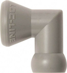 Loc-Line - 1/4" Hose Inside Diam, Coolant Hose Elbow - For Use with Loc-Line Modular Hose System, 20 Pieces - Benchmark Tooling