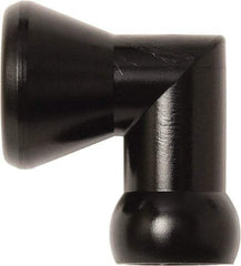 Loc-Line - 1/4" Hose Inside Diam, Coolant Hose Elbow - For Use with Loc-Line Modular Hose System, 20 Pieces - Benchmark Tooling