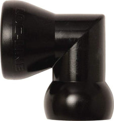 Loc-Line - 1/2" Hose Inside Diam, Coolant Hose Elbow - For Use with Loc-Line Modular Hose System, 20 Pieces - Benchmark Tooling