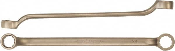 Ampco - 9mm x 11mm 12 Point Box Wrench - Double End, Aluminum Bronze, Plain Finish - Benchmark Tooling